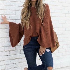 Nordstrom BP bell sleeve sweater